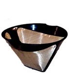 #4 Cone Shaped Coffee Filter, 10-12 Cups, with finger grip